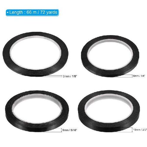 5pcs Whiteboard Tape 3/6/8/10mm Art Marking Tape Graphic