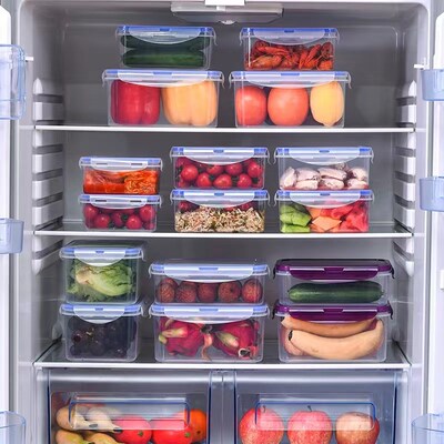 plastic food storage box can container lunch bottle kitchen