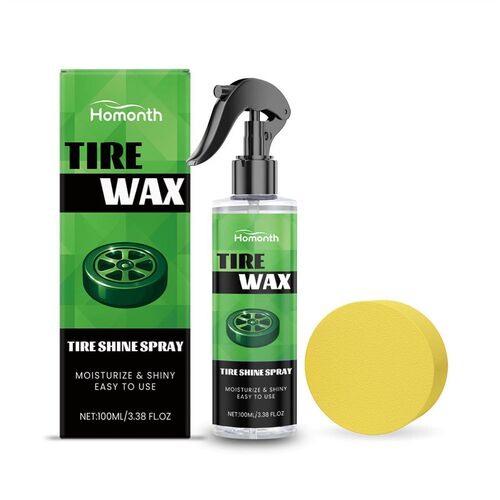 HOMONTH Wheel Shine Spray Kit - Car Tire Maintenance, Stain