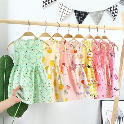 Summer 6 Style Childrens Dress 2023 Party Clothing Cotton S