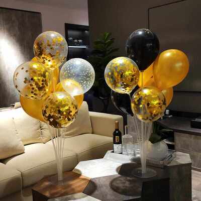 Birthday Party Balloons Stand Holder Column Confetti Ballons