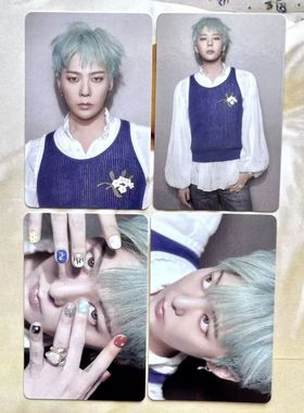 新品首发 G-DRAGON 线下艺术展set权志龙小卡韩娱明星卡片特典卡