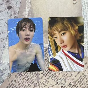 游泳桶 RIIZE李灿荣小卡 专卡 白版 黄发桶 正规一anto安桶PACKAGE