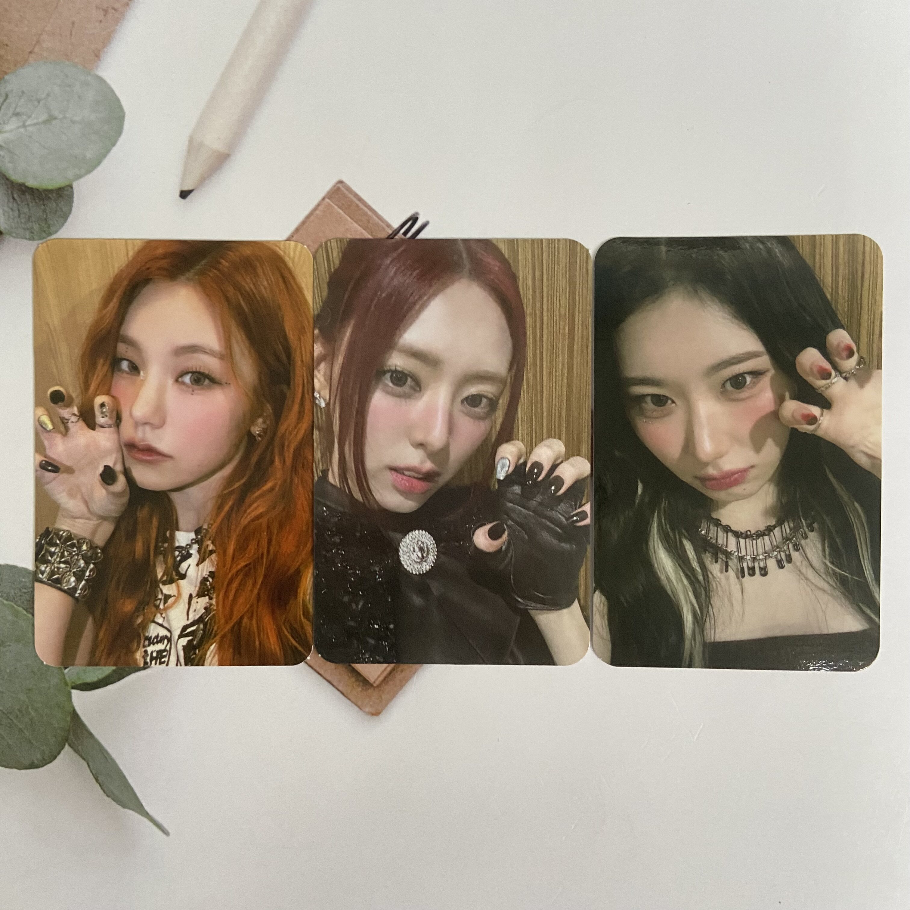 ITZY 梯 yes24特典小卡 BORN TO BE 猫爪申留真李彩领官卡