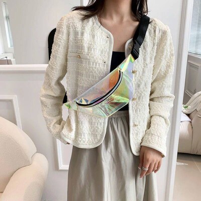Waist Bag Personality Dazzling Laser Fanny Pack Waterproof F
