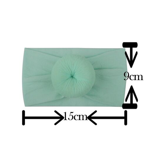 New Nylon Baby Headband Turban Newborn Baby Girl Boy Round K