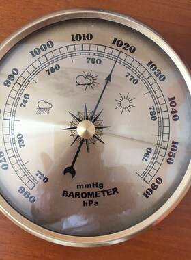大气压计温度计湿度计挂表压力天气预报家用室内外气象站礼品定制