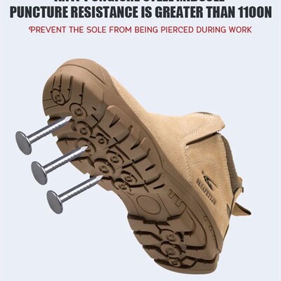 Anti-smash Anti-stab Safety Shoes for Men Construction Weldi