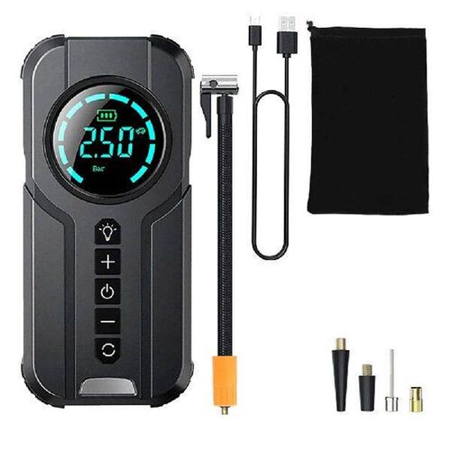Portable Car Air Compressor 12V 100W Digital Cordless Car