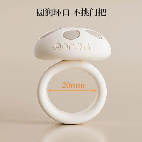 Small mushroom-shaped silicone door handle bumper rings, wal