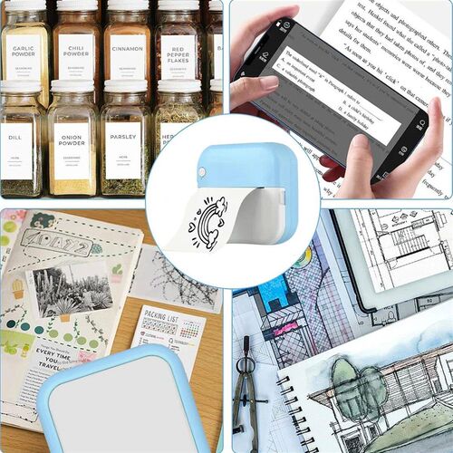 Printer, Portable Thermal Photo Printer, Inkless er Maker Ma