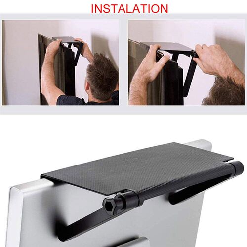 TV Screen Top Shelf Organizer Bracket Stand Adjustable Monit