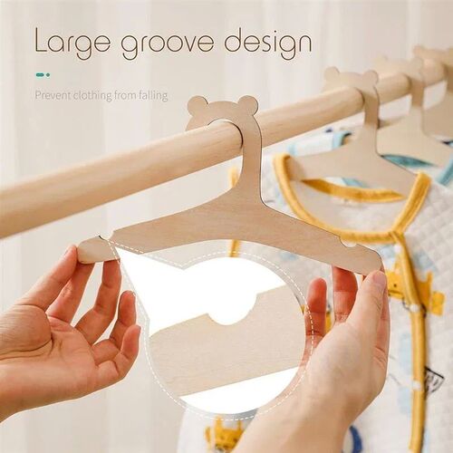 Baby Clothes Hangers Rack Wooden Baby Clothes Hanger Creativ