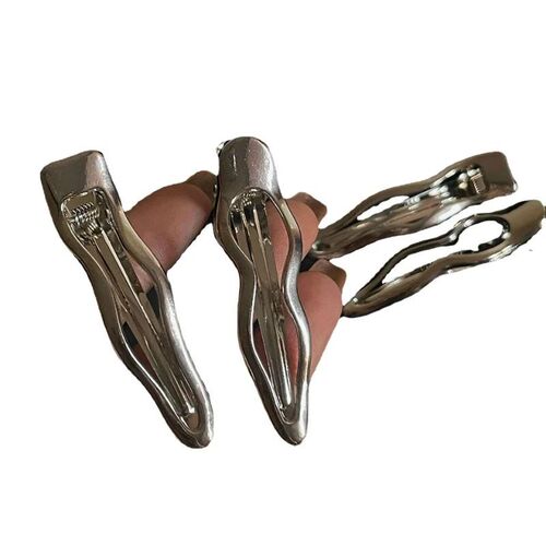 Metal Wave Barrettes Special-Interest Design Cold Wind Ins C