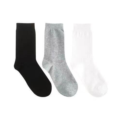 Socks Mens Mid-calf Socks Classic  And White Gray Business