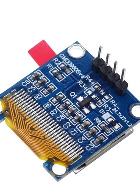 0.96 inch IIC Serial Yellow Blue OLED Display Module 128X64
