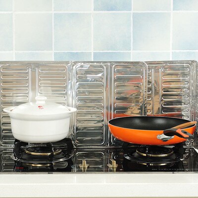 Oil Blocking Plate Kitchen Household Stove Cooking Aluminum