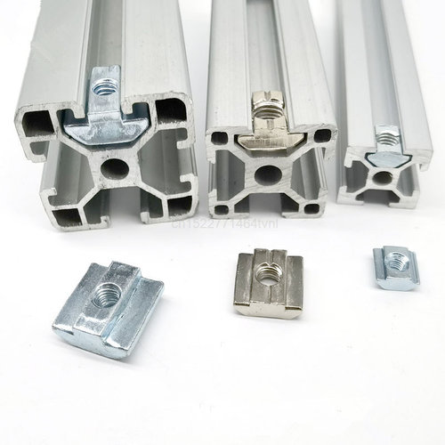 M3 M4 M5 M6 M8 M10 T Block Square nuts T-Track Sliding Hamme