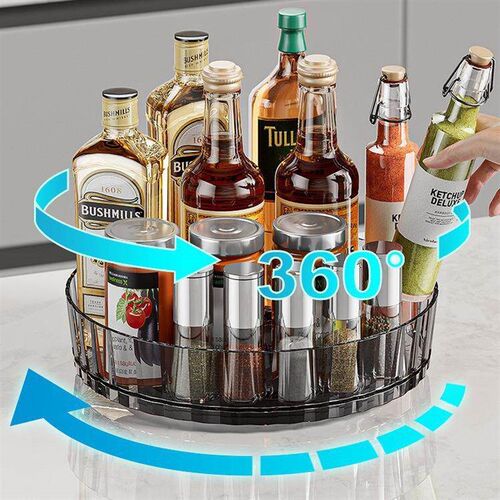 Kitchen Rotating Spice Organizer, Countertop Dedicated Rotat