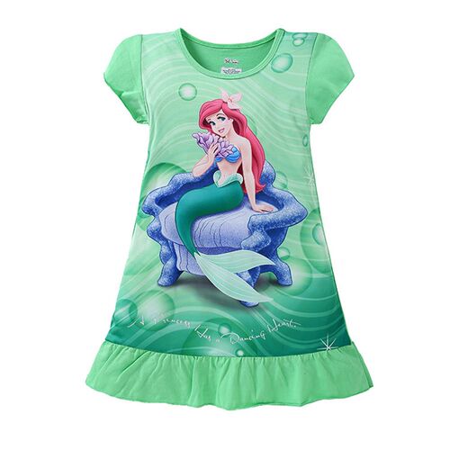 Summer New Cartoon Anna Elsa Printing Sleepwear Snow White M