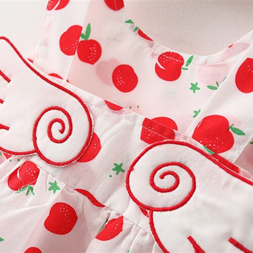 Summer 2pcs Baby Girls Dress Princess Dress Cute Sleeveless