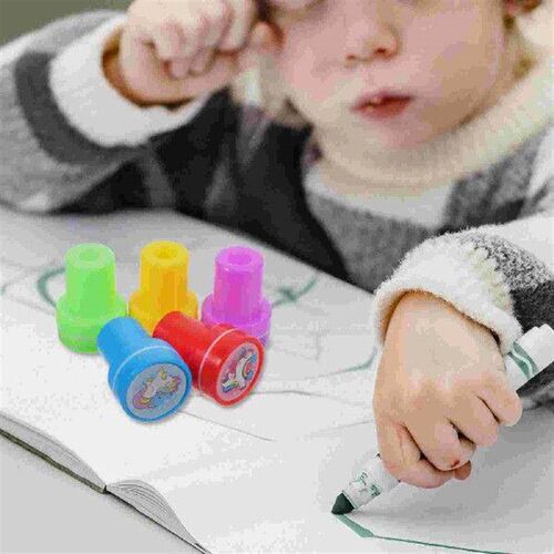 10 Pcs Unicorn Seal Journal Stamps Cake Kits For Kids