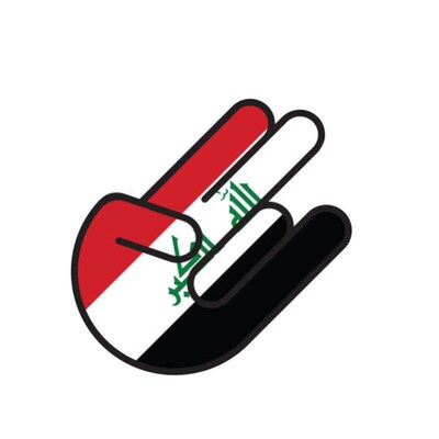 YJZT 13.5CM*8.9CM Car Styling Iraq Shocker Flag Decal Helme