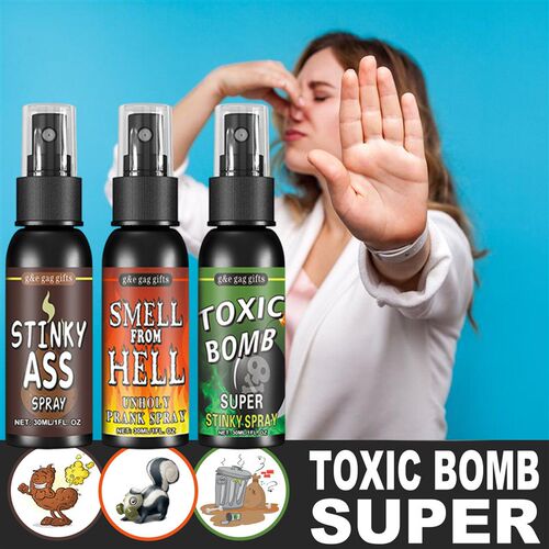 Jue-Fish Stinky Spray Prank Liquid Toy for April Fools Day