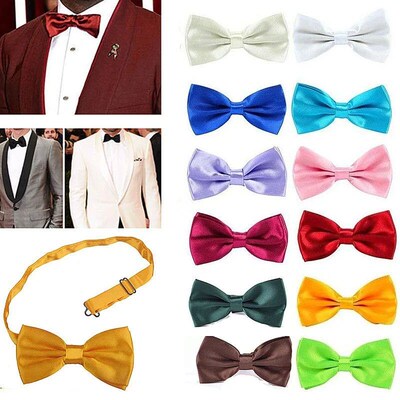 Bowtie Men Kids Formal Necktie Boy Mens Fashion Business We