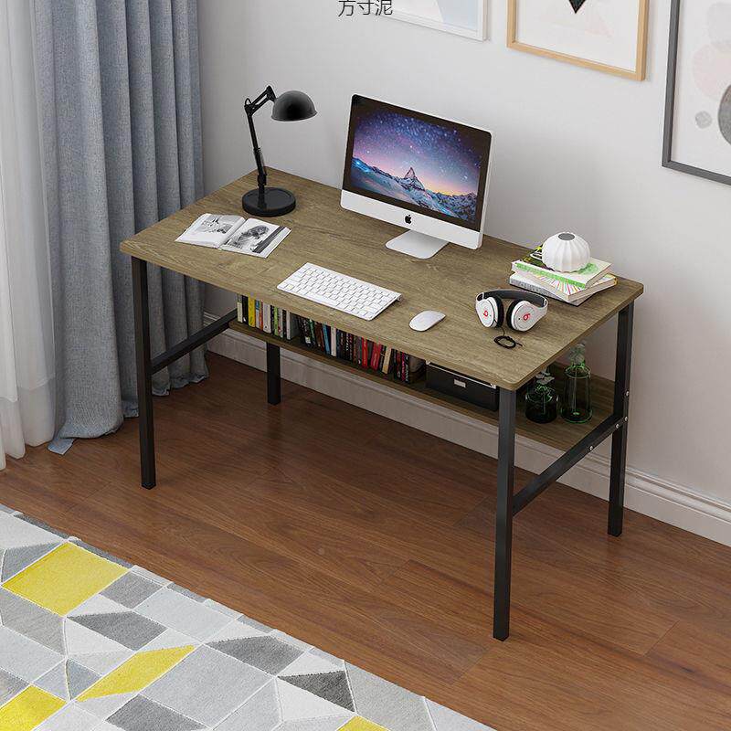 家用简27易两层卧室电脑桌学生学书桌屋户小型出租习工作台办公桌