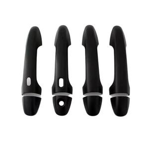 适用门丰田新RA于4荣放14-1V8款拉手车外把手贴碳纤纹扣92691手黑