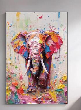 绘大厅芬村手油玄关画挂画抽象客装饰画现代F97S778T轻奢入户走廊