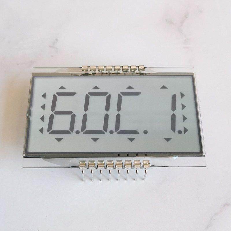 4位8字lcd段码液晶屏超宽温低温工业级正显段式液晶显示屏GDC130