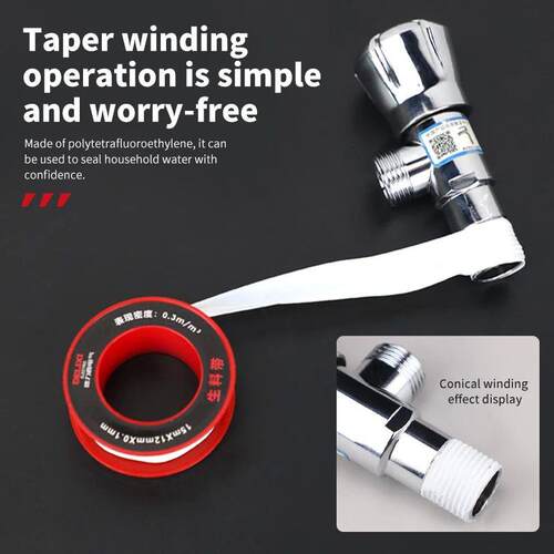 1/5/10/20pcs Plumbers Tape High-Density Water Pipe Connectio