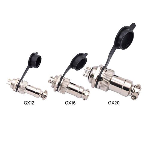 3/5/10pc GX12 GX16 GX20 Aviation Circular Plug Socket Waterp