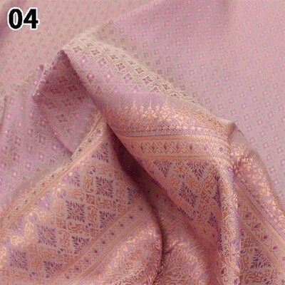 50x100cm Chic Jacquard Brocade Fabric Dai Ethnic Thai