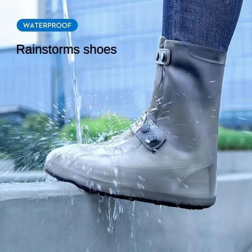 1PC Waterproof Silicone Shoe Cover High Top Rain Boots Cover