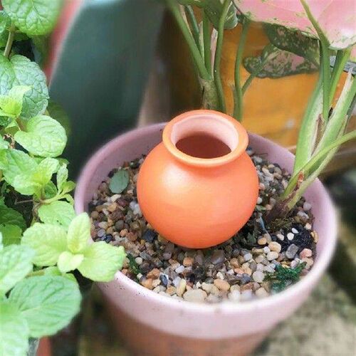 4x Impact-resistant Ceramic Plant Dripper Smooth Line And