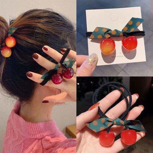 Headband Hair Rope Simple Hair Tie Hair Rope Colorful Balls
