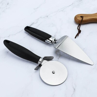 1Pc Stainless Steel Cake Shovel Serrated Edge Cake Server