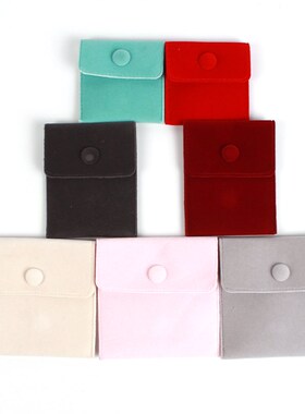 10pcs/Lot Jewellery Pouch Packaging Bag Soft Velvet Gift Bra