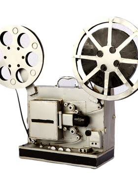 老式放映机摆件创意家装饰品酒柜摆饰咖啡馆复古摆设店铺橱窗道具