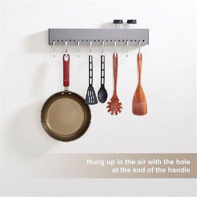Wooden Kitchen Cooking Utensils, 7 Pcs Wooden Spoons And