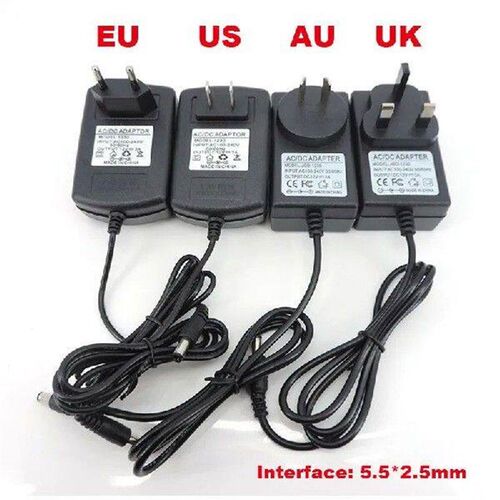 AC 220V TO 12V DC EU US AU UK Power Supply 12V 3A volt