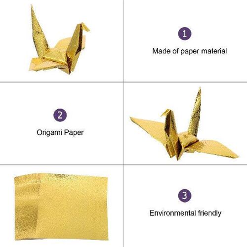 100 Pcs Origami DIY Hand Craft Paper Crafts Square Folding