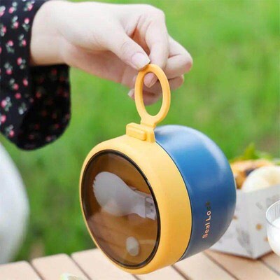 600ml Breakfast Cups Cereal Nut Yogurt Salad Soup Cup Contai
