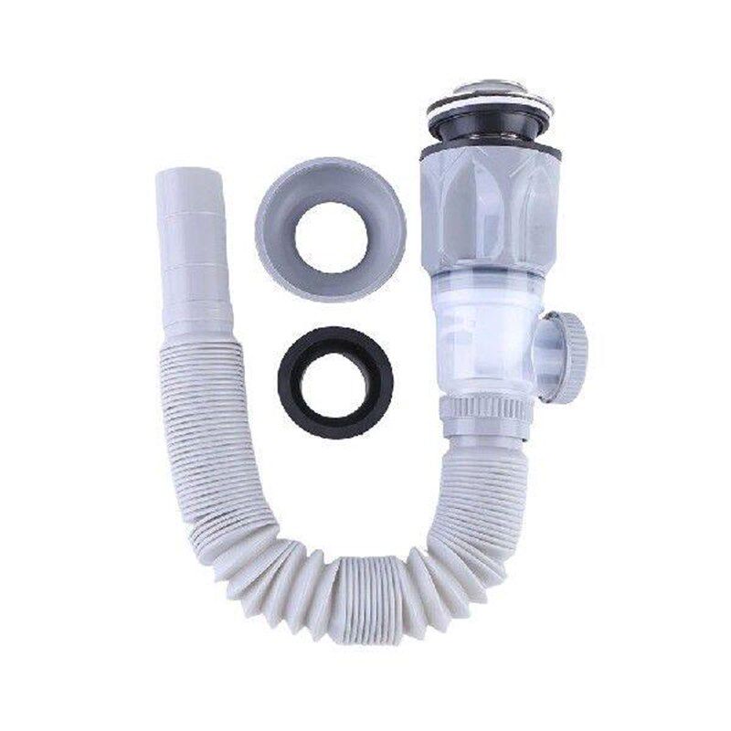 Retractable Deodorant Sewer Drainage Water Hose Wash Basin - 实物图