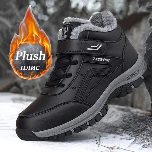 2023 Winter Leather Boots Women Men Shoes Waterproof Boot Ma