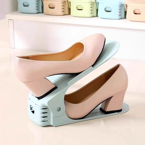 Adjustable Plastic Simple Shoe Rack Cabinet Shoe Storage Org