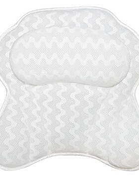 3D Mesh Spa Non-Slip Cushion Bath Tub Spa Pillow Bathtub Hea